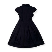 Lois CRAYON ロイスクレヨン フレンチ 半袖 ワンピース サイズ M /ネイビー