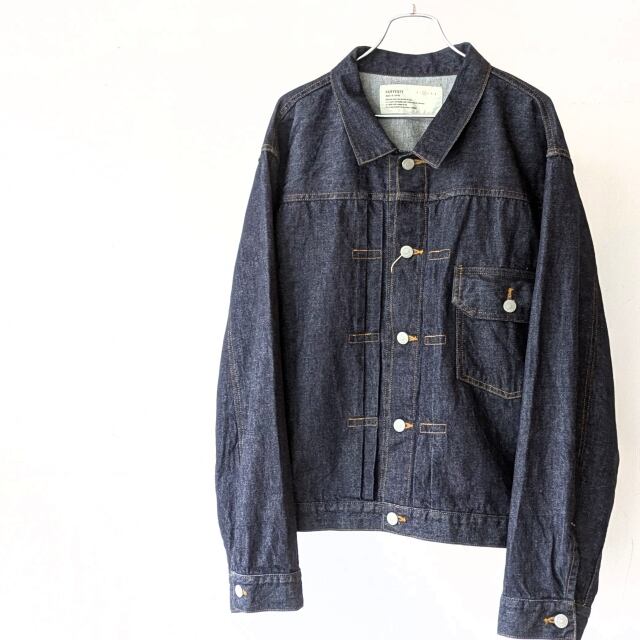 HARVESTY Denim Jacket / 10oz Blue Denim （One wash - Navy） | C
