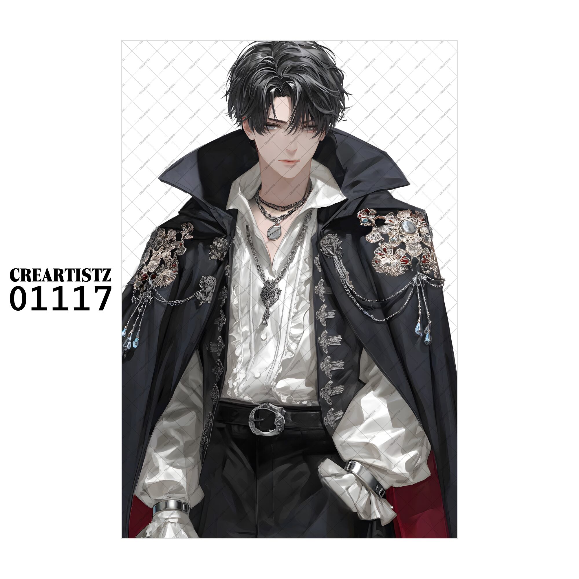 01117 ボーイ クール オリジナル ペーパー/ステッカー 4枚セット CREARTISTZ