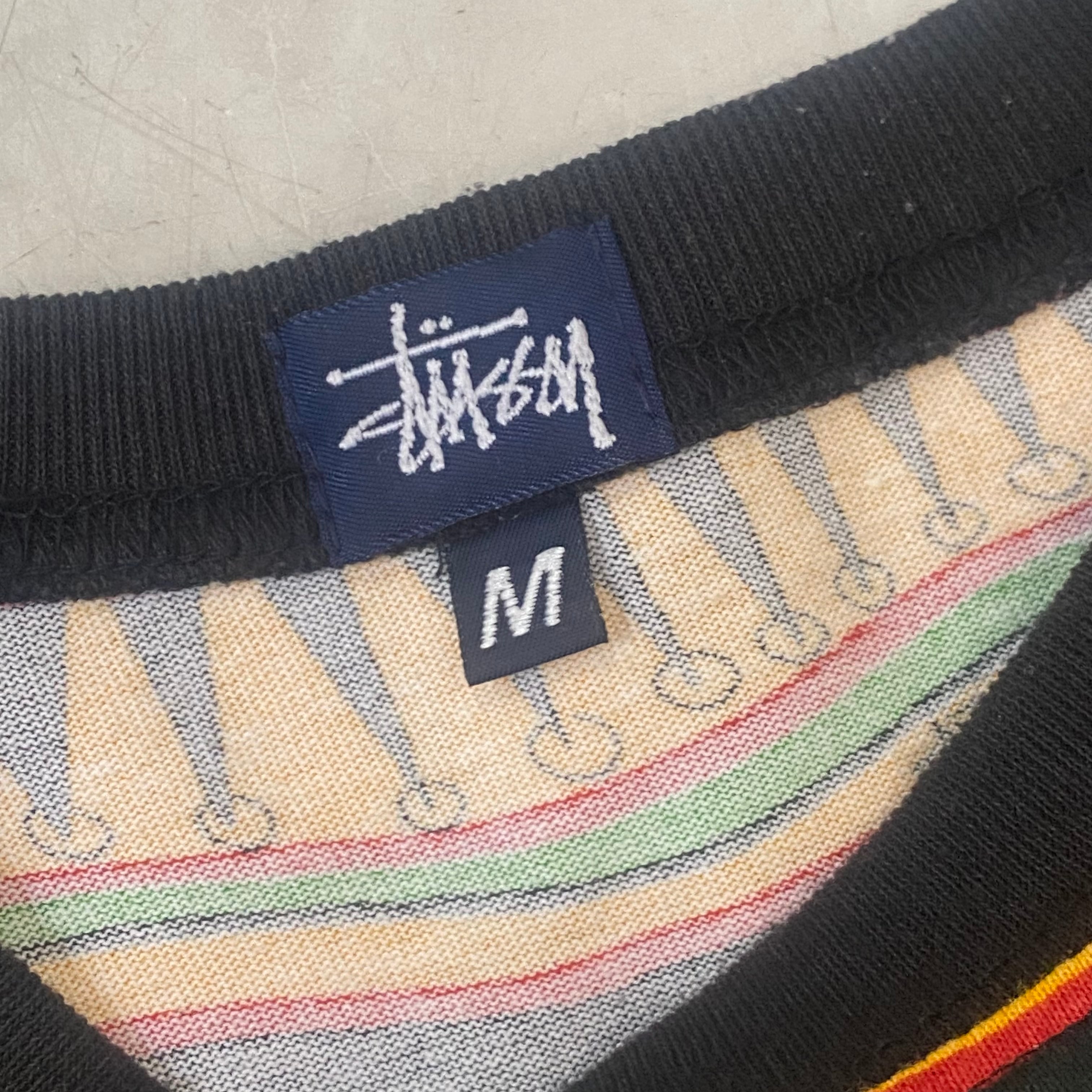 90s Old Stussy Rasta Color Tee Shirt 90年代 オールド 90s Old Stussy Rasta Color Tee Shirt 90年代 オールド
