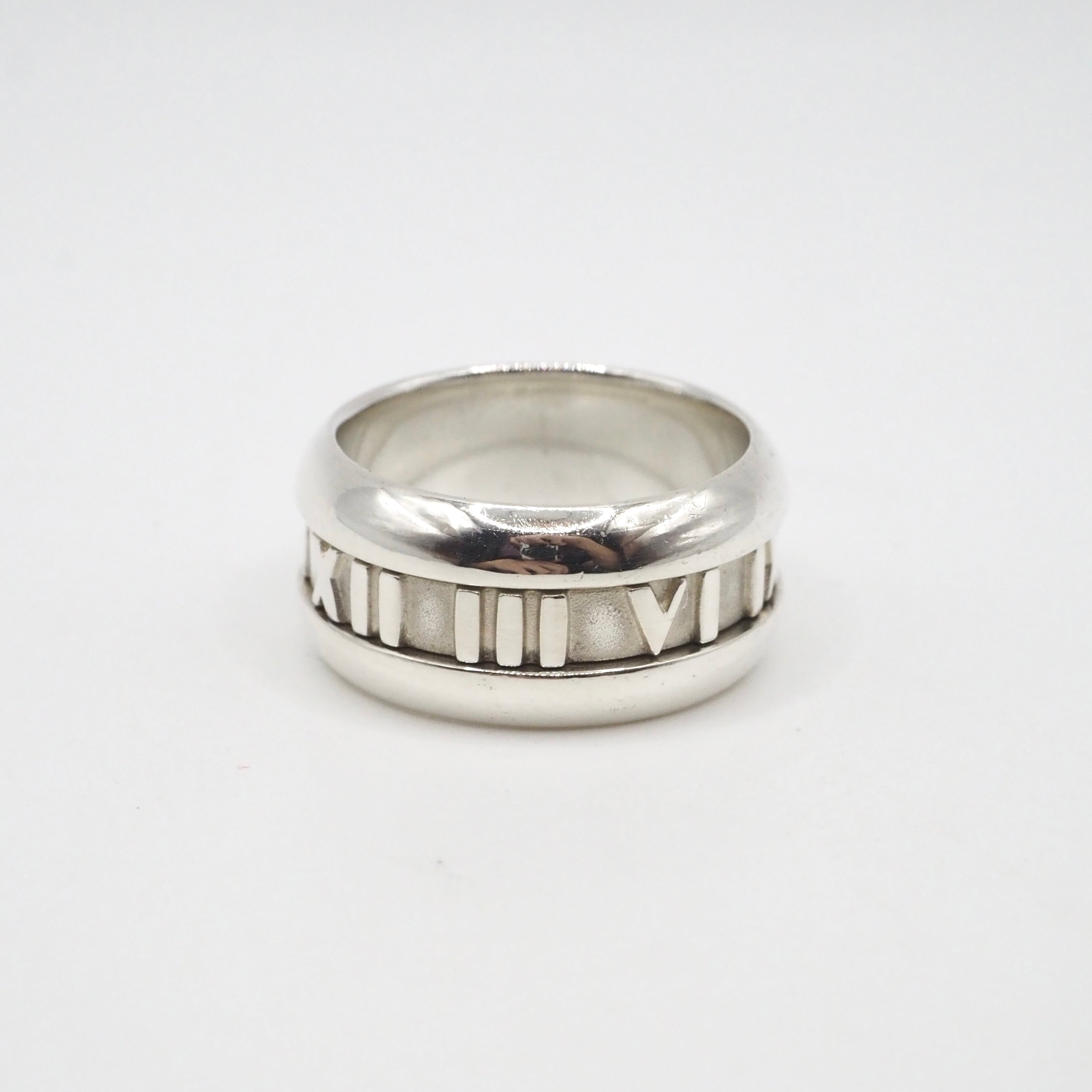 Tiffany&Co. 約10号 アトラス リング シルバー925 ティファニー