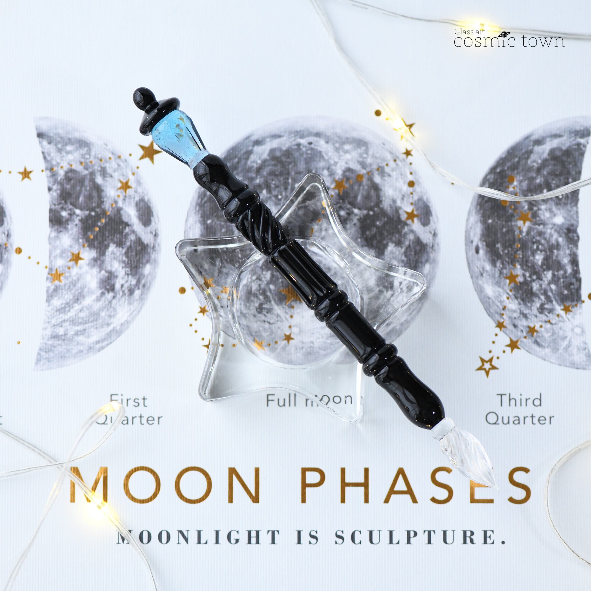 街灯ガラスペン / ボロシリケイト【cosmic town】250511-7 | cosmic