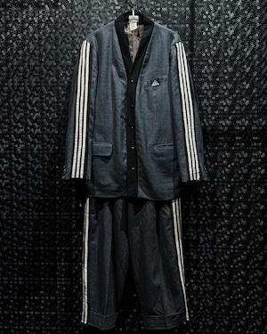 【ÆIEM】special “Original Re:make" vintage set up three stripe custom tailored edition