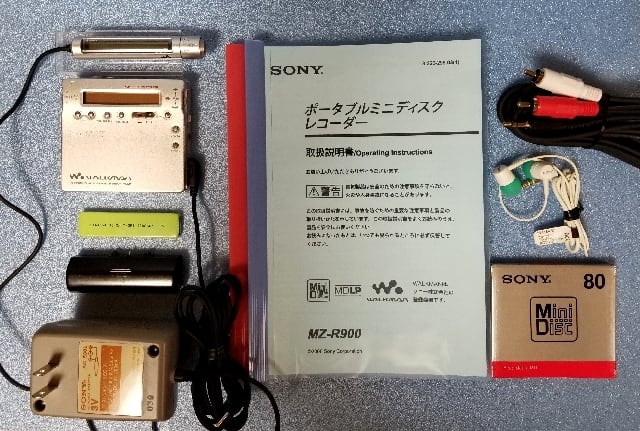MDポータブルレコーダー SONY MZ-R900 MDLP対応 完動品