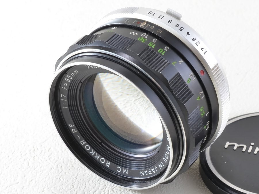 【極美品✨完動品】MINOLTA MC ROKKOR-PF F1.7 55mm