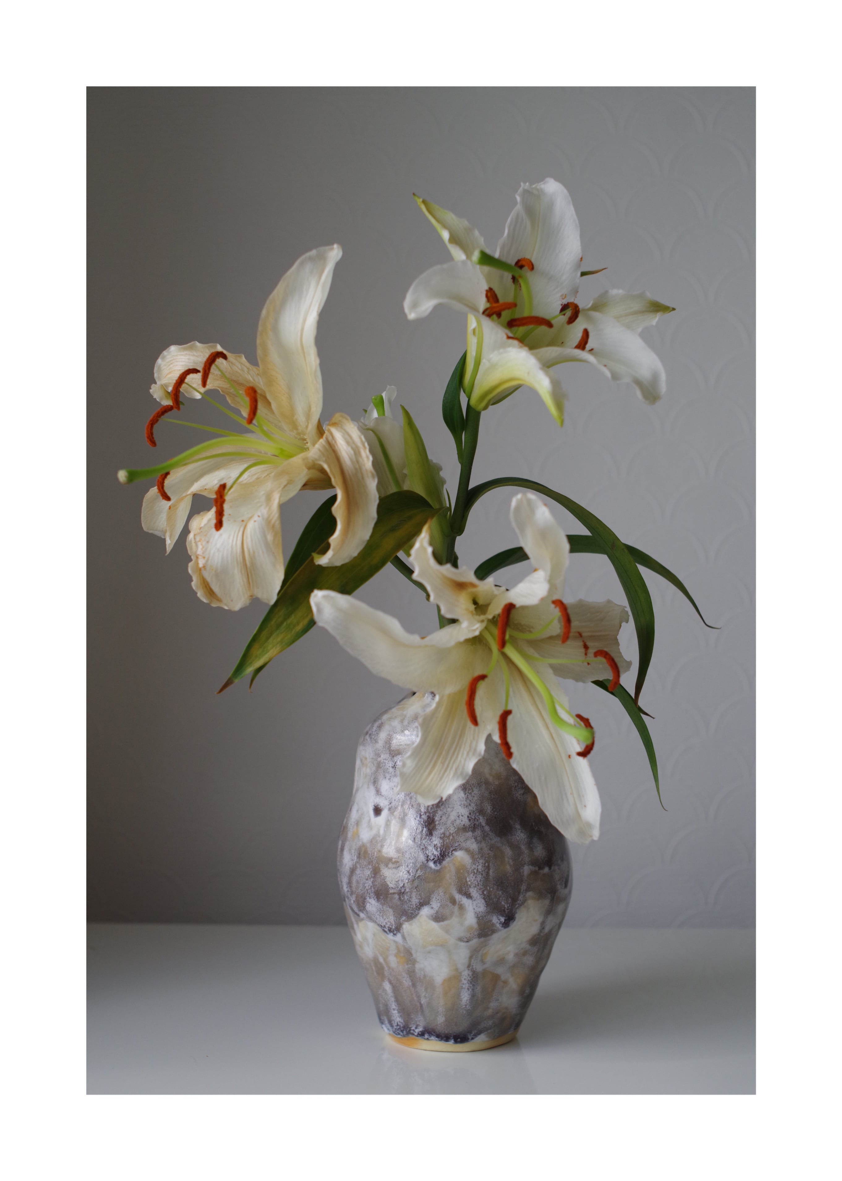 越前自然釉梅瓶形花入 越前自然釉梅瓶形花入 越前自然釉梅瓶形花入