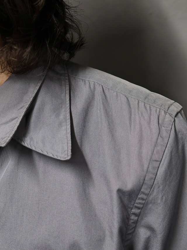 【COMME des GARÇONS shirt】layered design zip up shirt