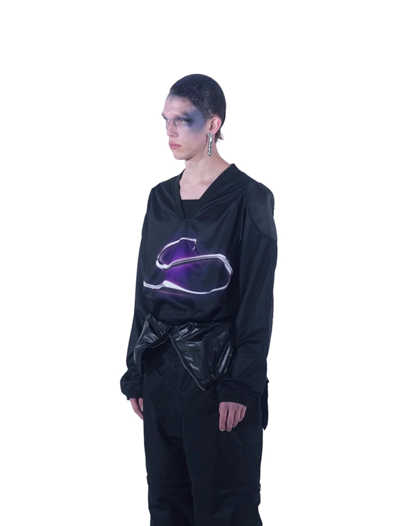 gushpsychic Printed Padded Long Sleeve Jersey