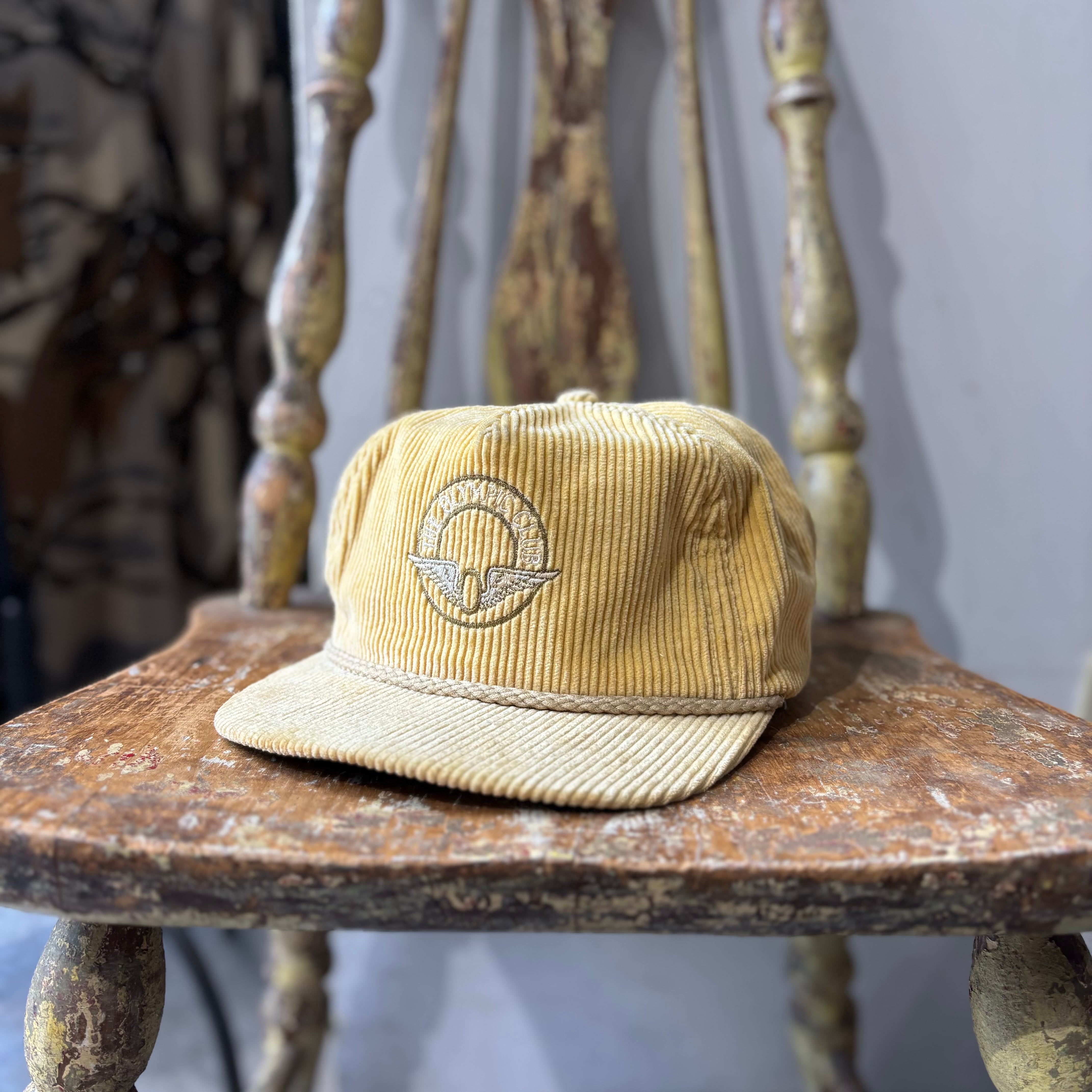 80~90s THE OLYMPIC CLUB corduroy trucker cap【仙台店】