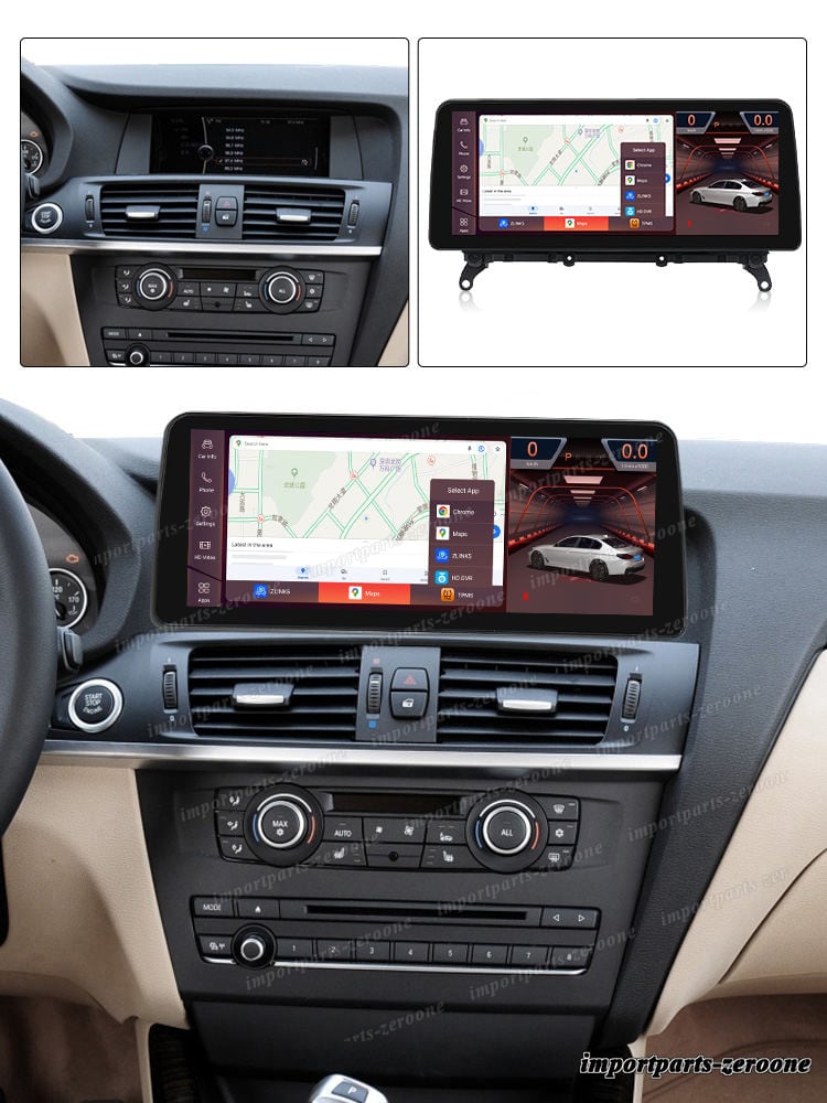 BMW X3 F25 CIC アンドロイドナビ 12.3インチ 668S 6+64G -RA-1119