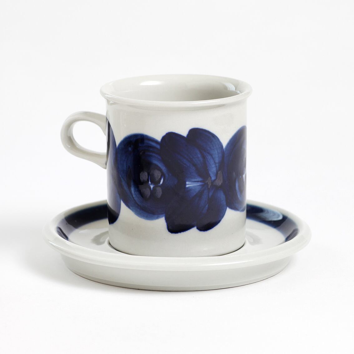 ARABIA アラビア Anemone アネモネ 70mm コーヒー カップ＆ソーサー 