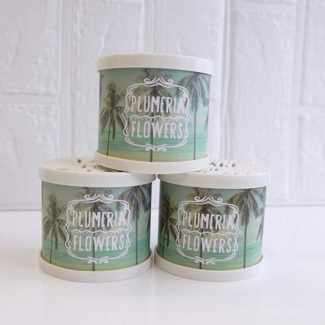 ★ハワイアン フレグランス ジェル缶★ハワイ芳香剤 ＜PLUMERIA FLOWER＞プルメリアフラワー