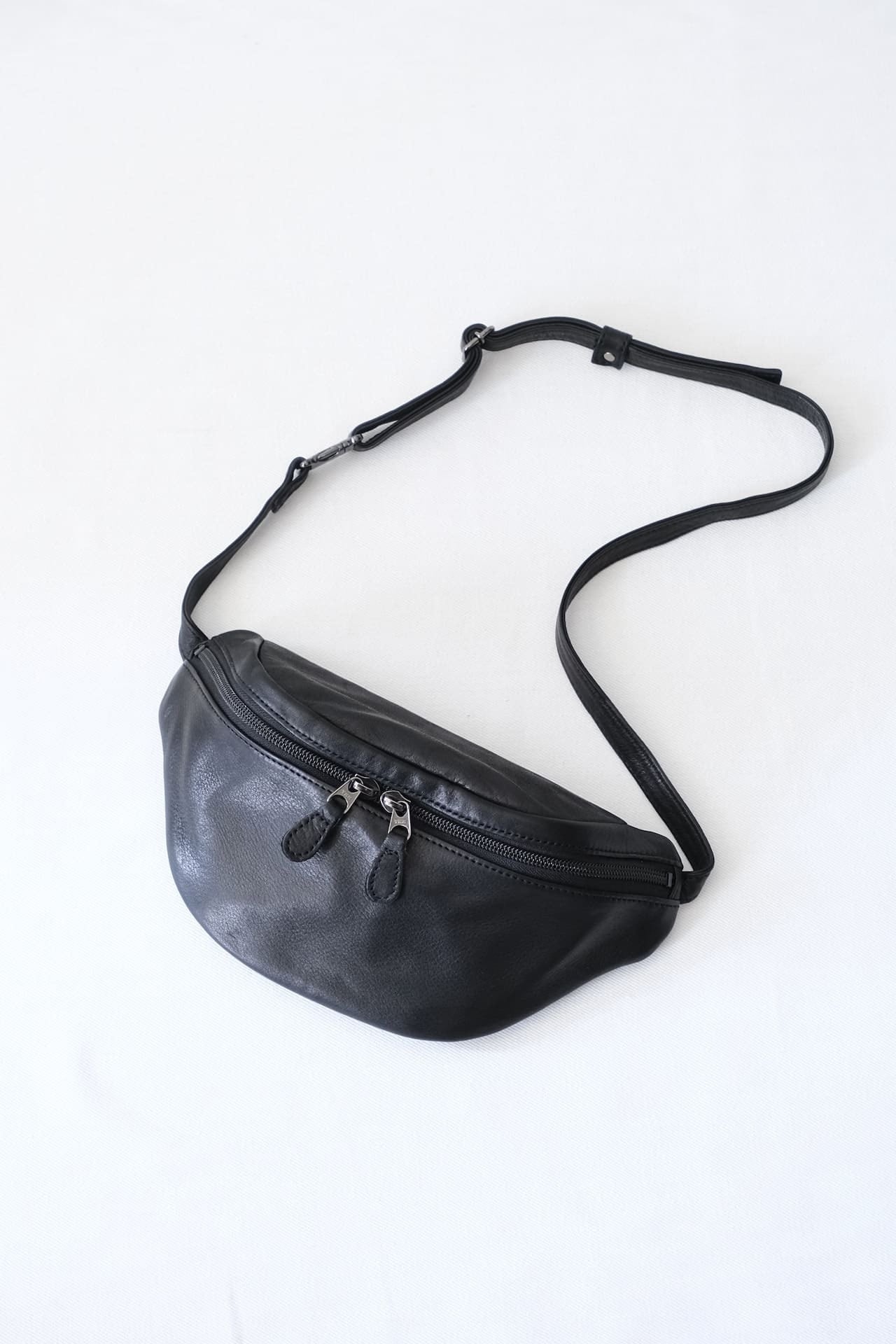 FSB Leather Fanny Pack Black | Directors Web Shop