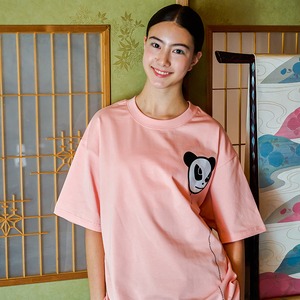 【HIPANDA 】3705  男女兼用 フロッキー プリント Tシャツ UNISEX SHORT SLEEVED T-SHIRT