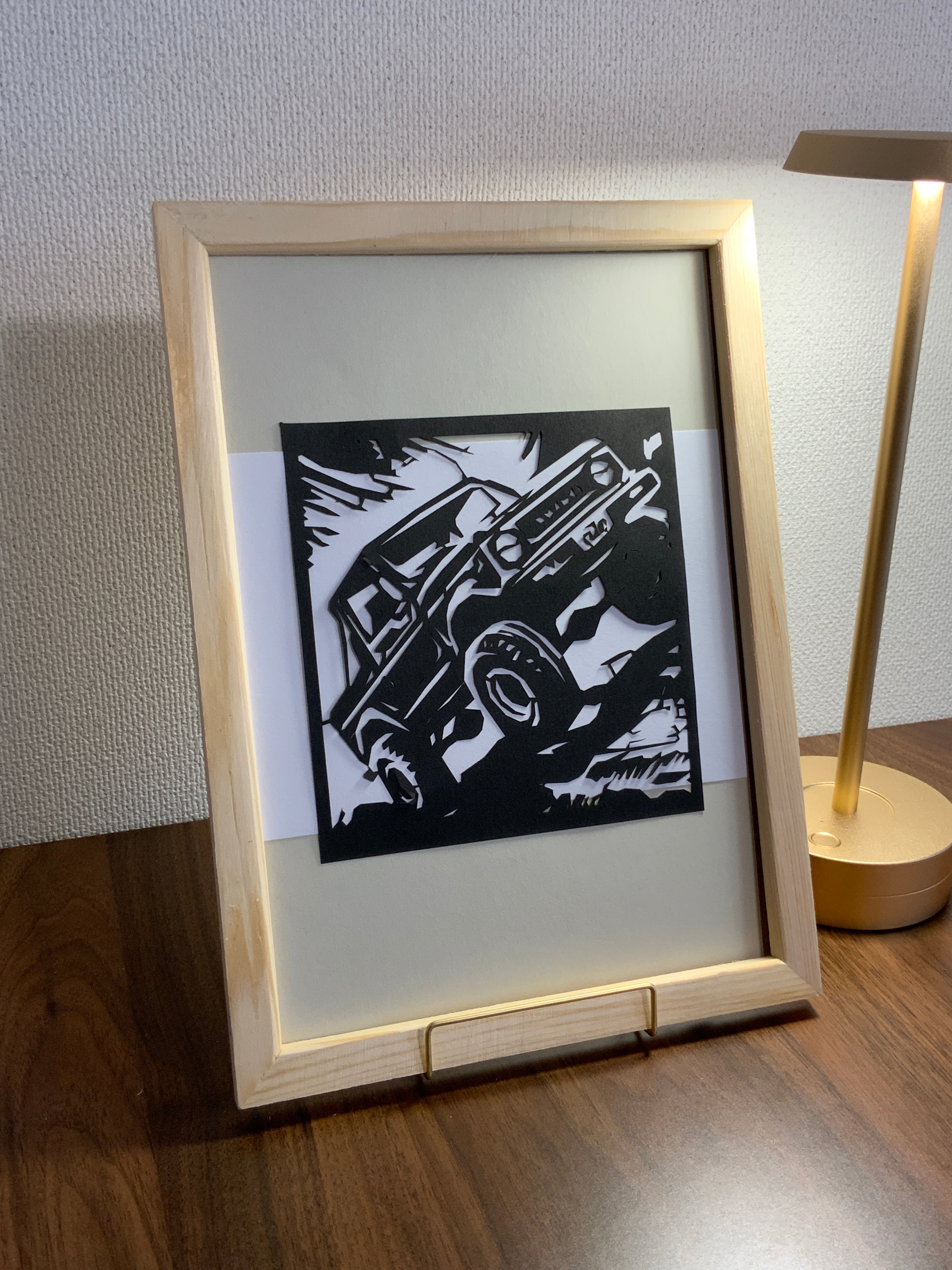 513-Car-ジムニー切り絵 | PAY ID