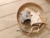 Valubebe 26/AP (Baby) Waffle Bear Bonnet Hat