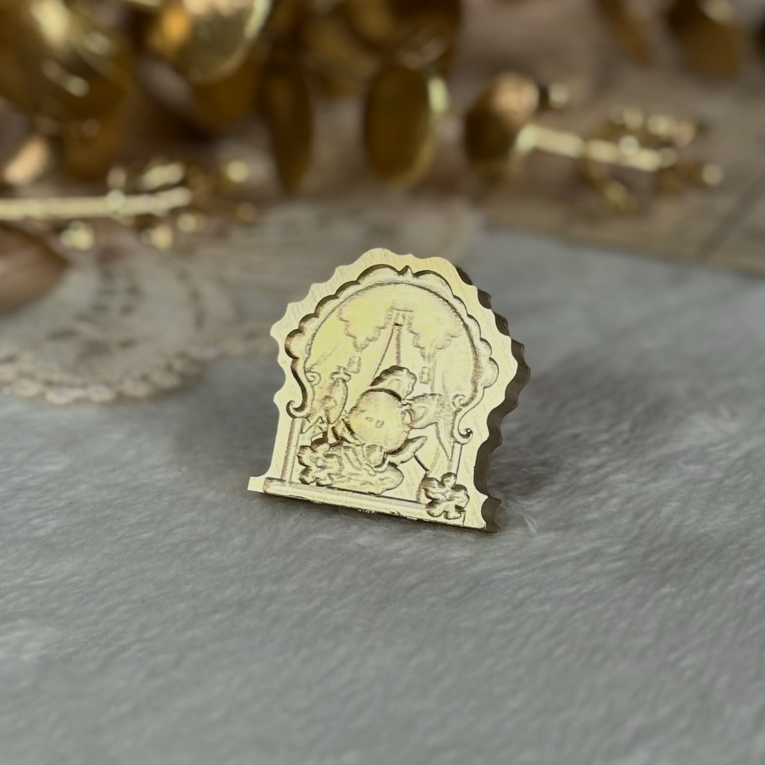 【縦30㎜×横30㎜】アニマルハウス【スタンプヘッド】#SWH-111