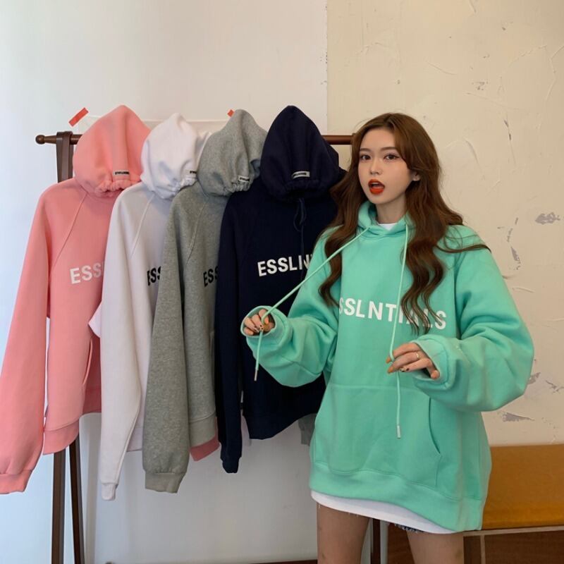 フードセーター コート オータムウィンターベルベットルーズトップス 秋物 冬物 ブラックストロベリース32086480614