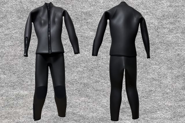 超特価！1点のみ！ダイビングレディス6.5mmスキン上下セット 早い