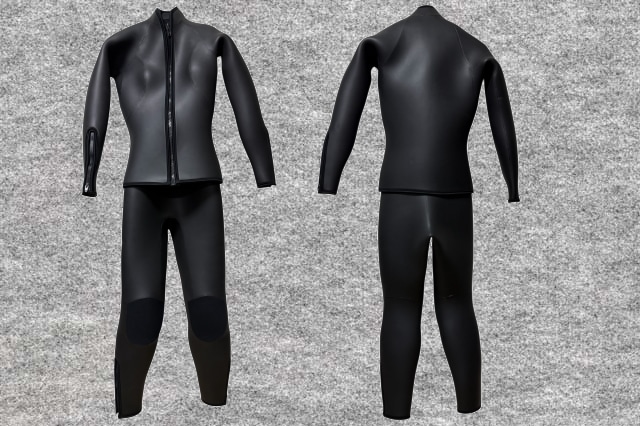 超特価!1点のみ!ダイビングレディス6.5mmスキン上下セット 早いもの勝ち!