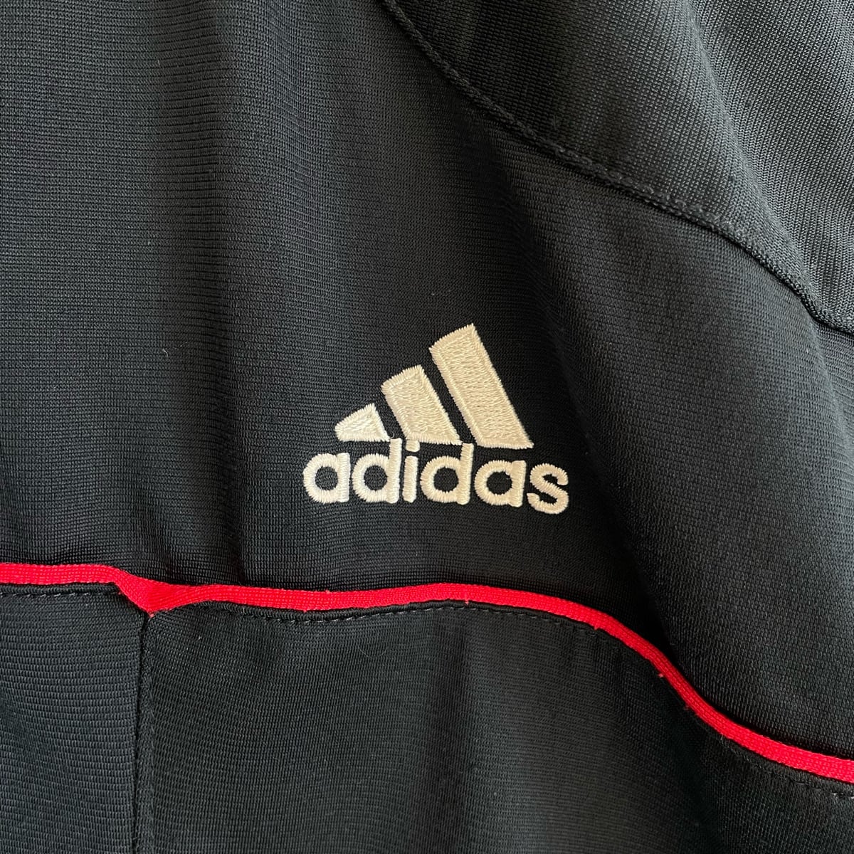 00s adidas トラックジャケット ジャージ アディダス 古着 紺 ネイビー