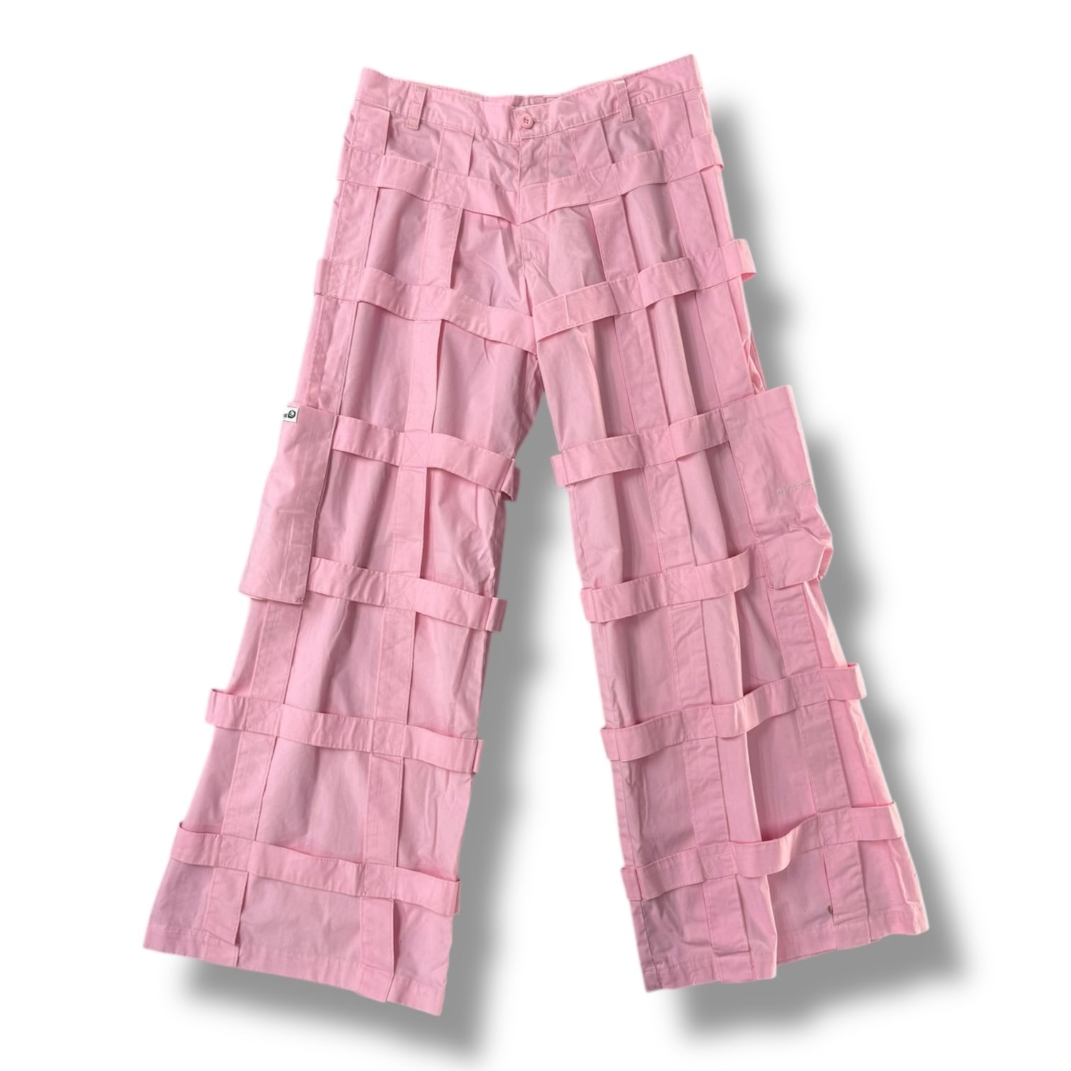 Criminal damage” pink rave pants | Neova