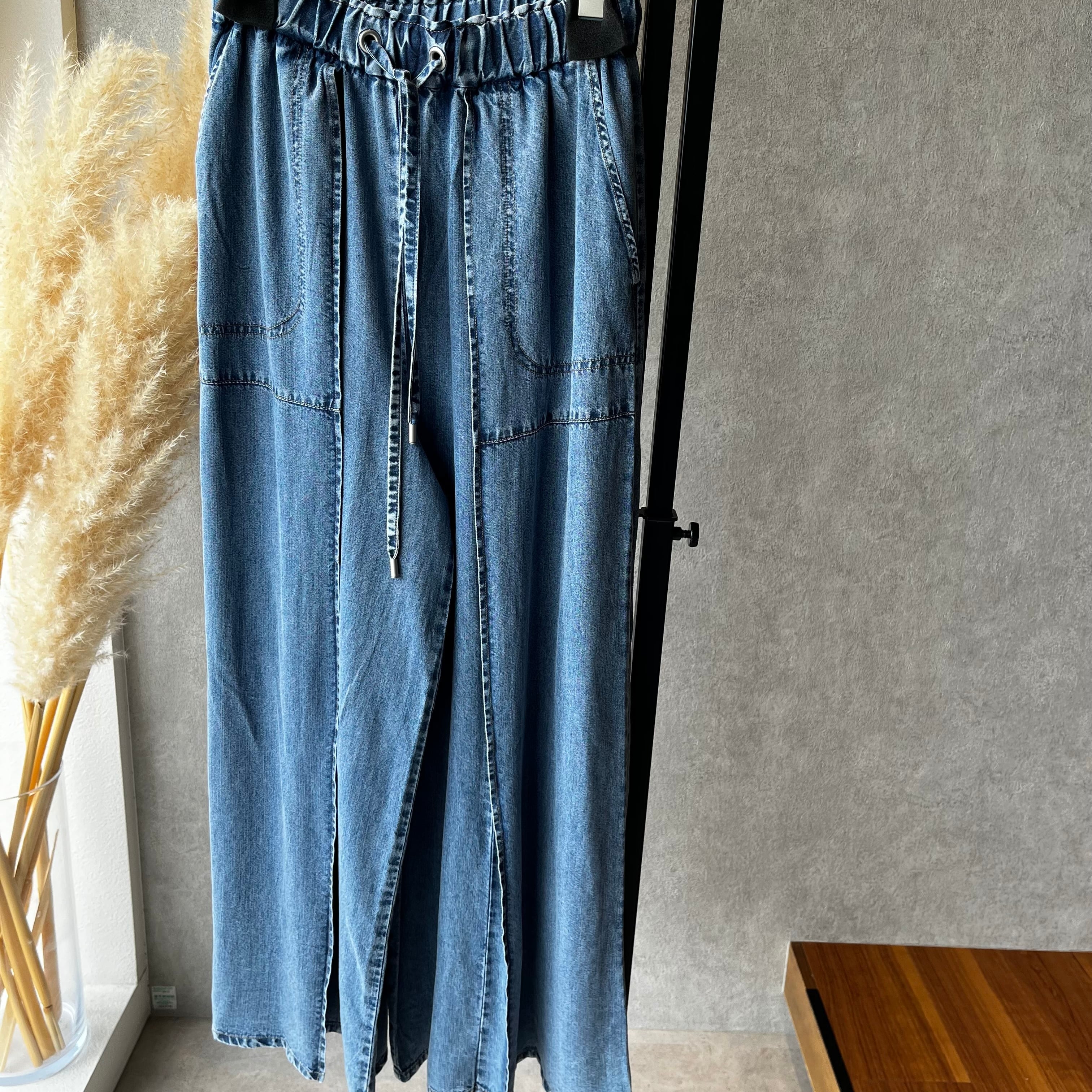 新品未使用 2026ss CYNICAL テンセルデニムパンツ サックス CYNICAL テンセルデニムパンツ(N) | whispermusee