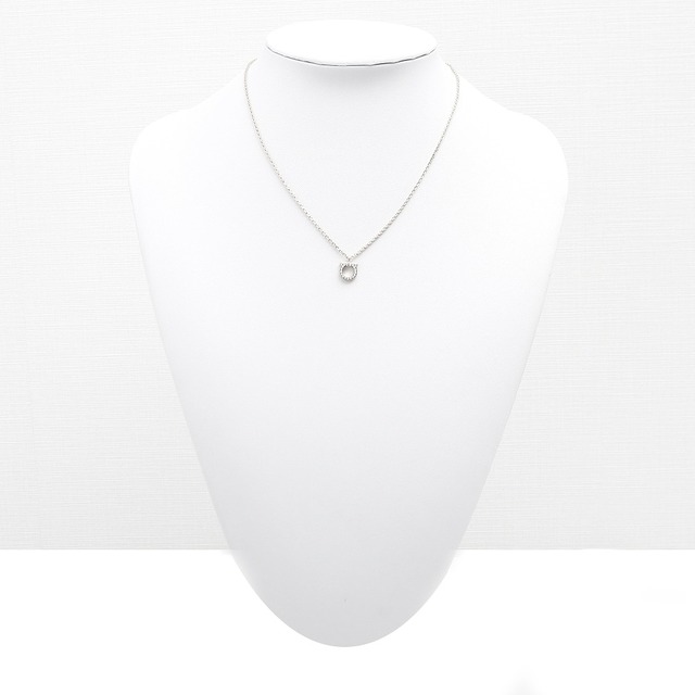 フェラガモ FERRAGAMO ネックレス 760131-696655 レディース ガンチーニ GANCINO GCOLLO STRASS CRYSTAL PALL LUC シルバー