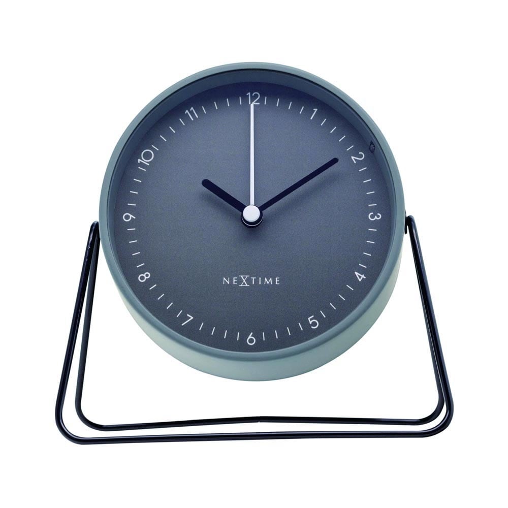 置時計 目覚し時計 NEXTIME ネクスタイム テーブルクロック Berlin Table グレー / NXT-5240GS デスクトップ STANDARD COLLECTION