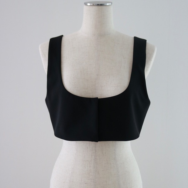 【detail】scooped neck bustier -made in Japan-