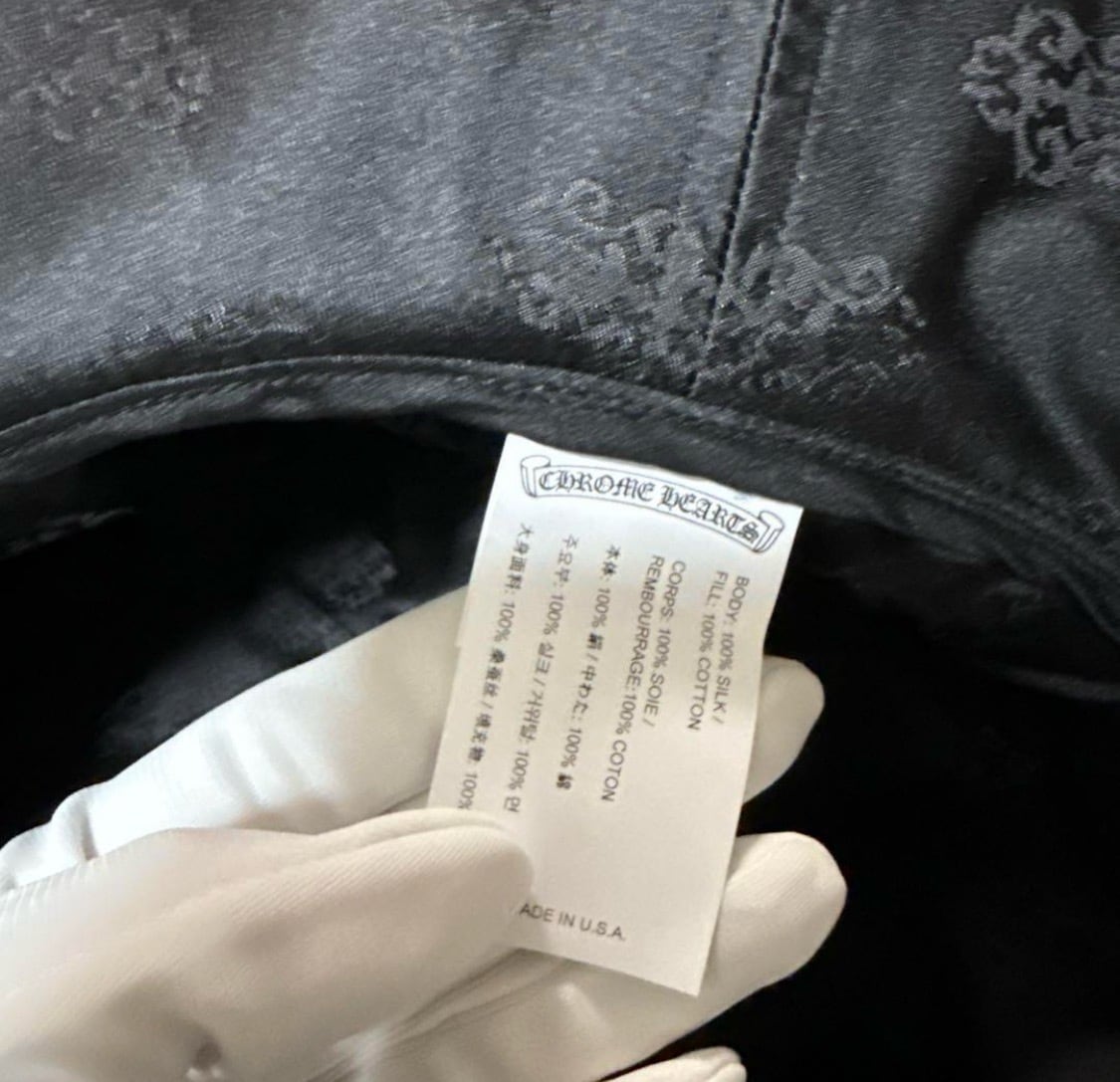 CHROME HEARTS クロムハーツ クロスボール ダガー シルクハット 帽子