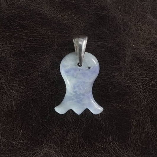 糸魚川翡翠 ラベンダー翡翠 すずらんペンダントトップ 3.0g lavender