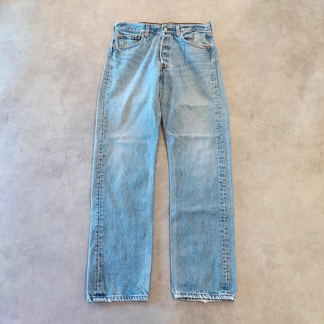 リーバイス501 Levis W33 ブルーデニム 青 90s 古着 17481