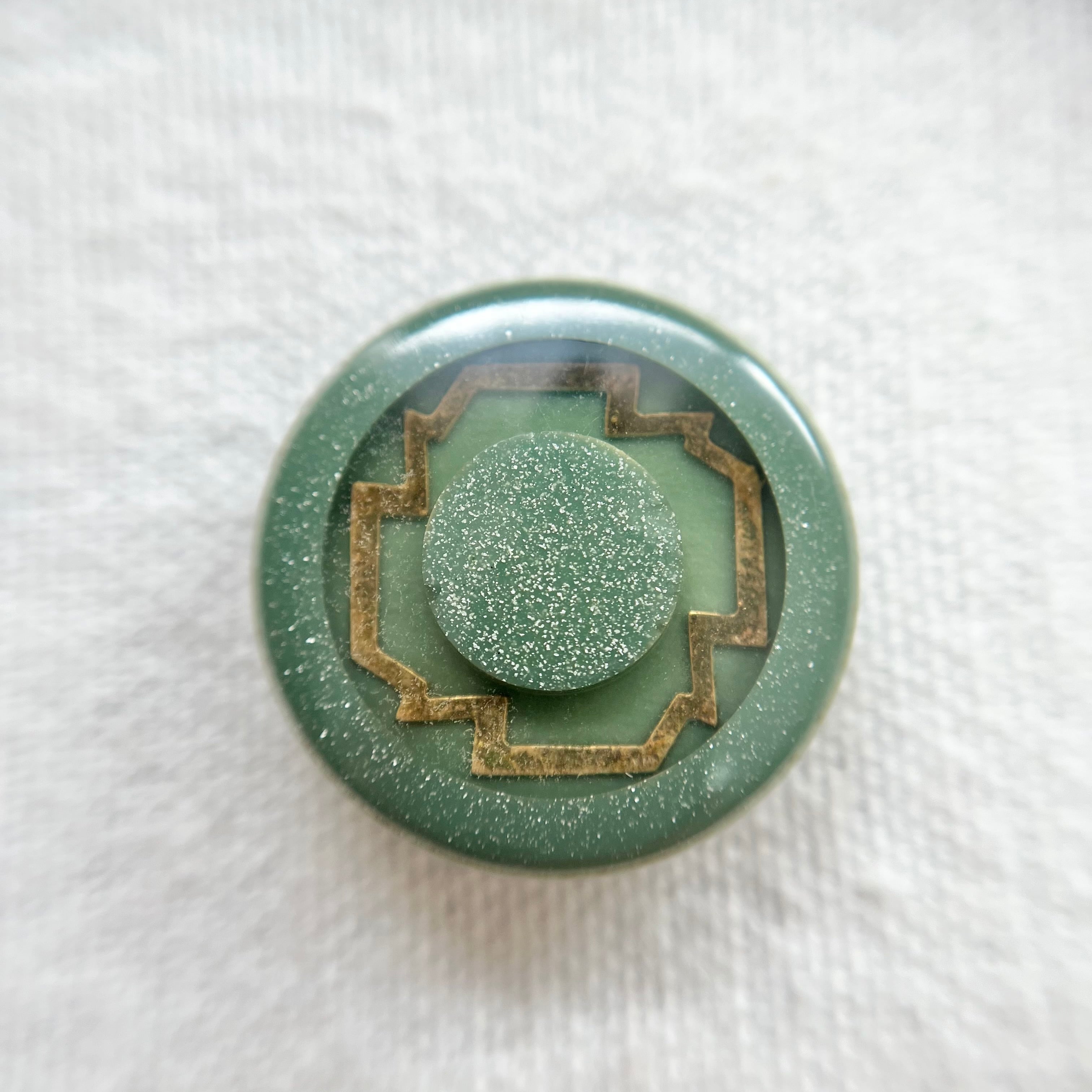 ピスタチオ ゴールドフラワー 22.5mm