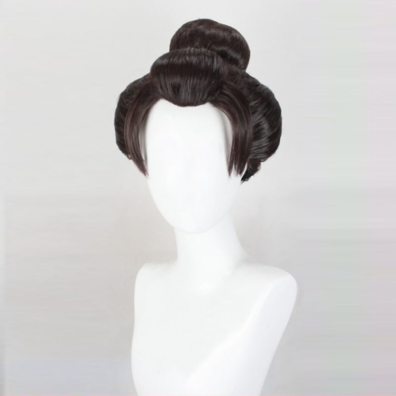 コスプレ耐熱ウィッグ オーダー キャラクター造形ウィッグ ブラック or