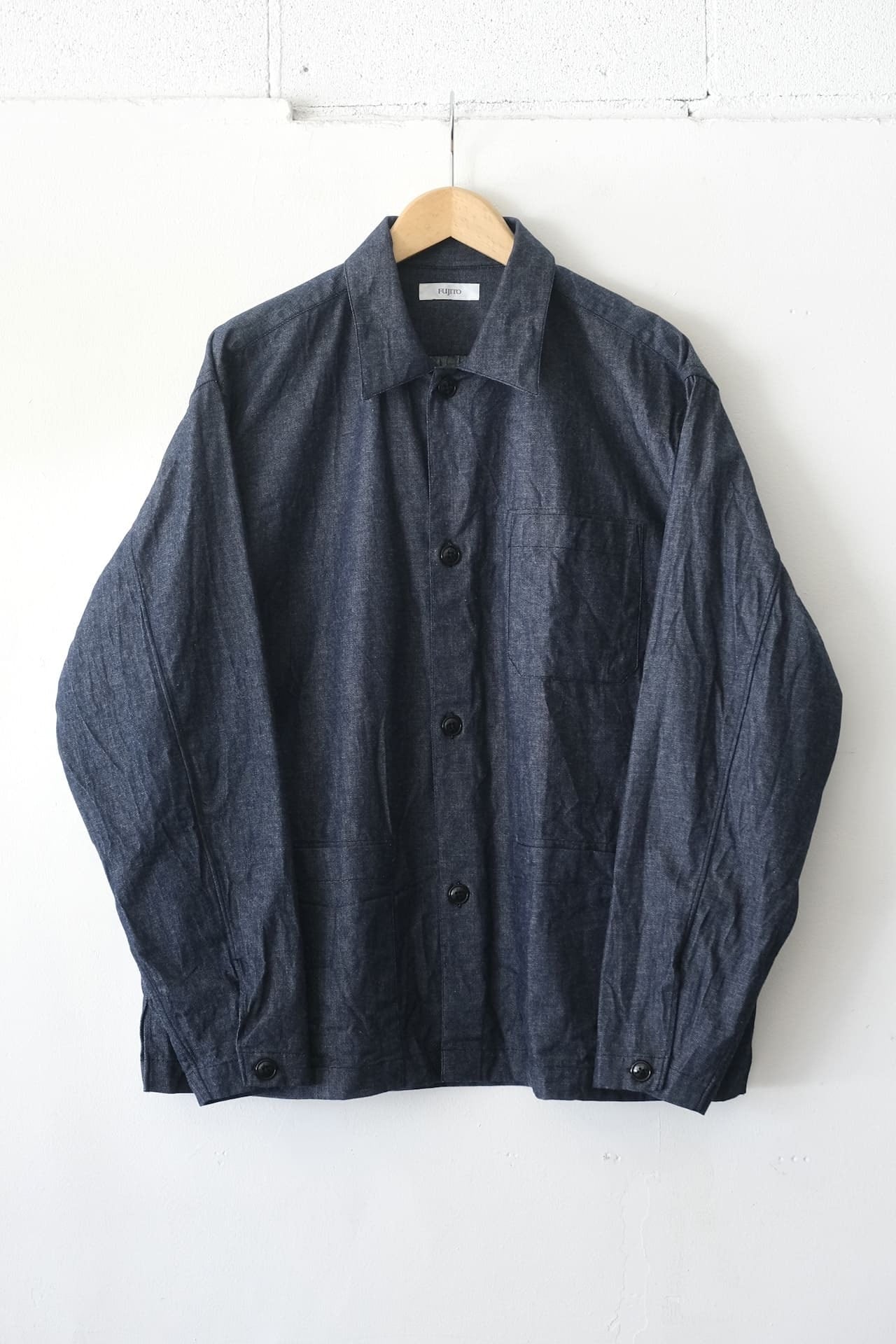 FUJITO Shirt Jacket Indigo Blue