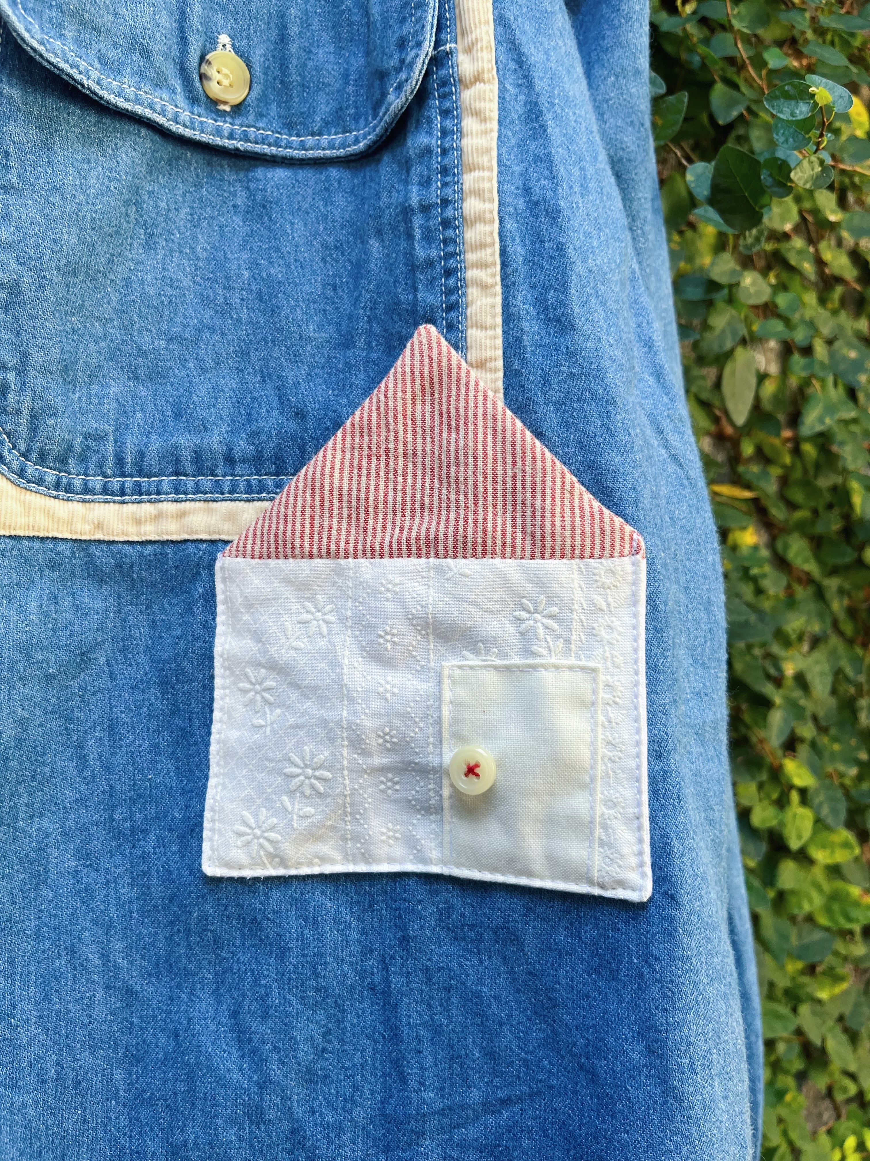 remake ✂︎ dwarf's room patchwork shirt
