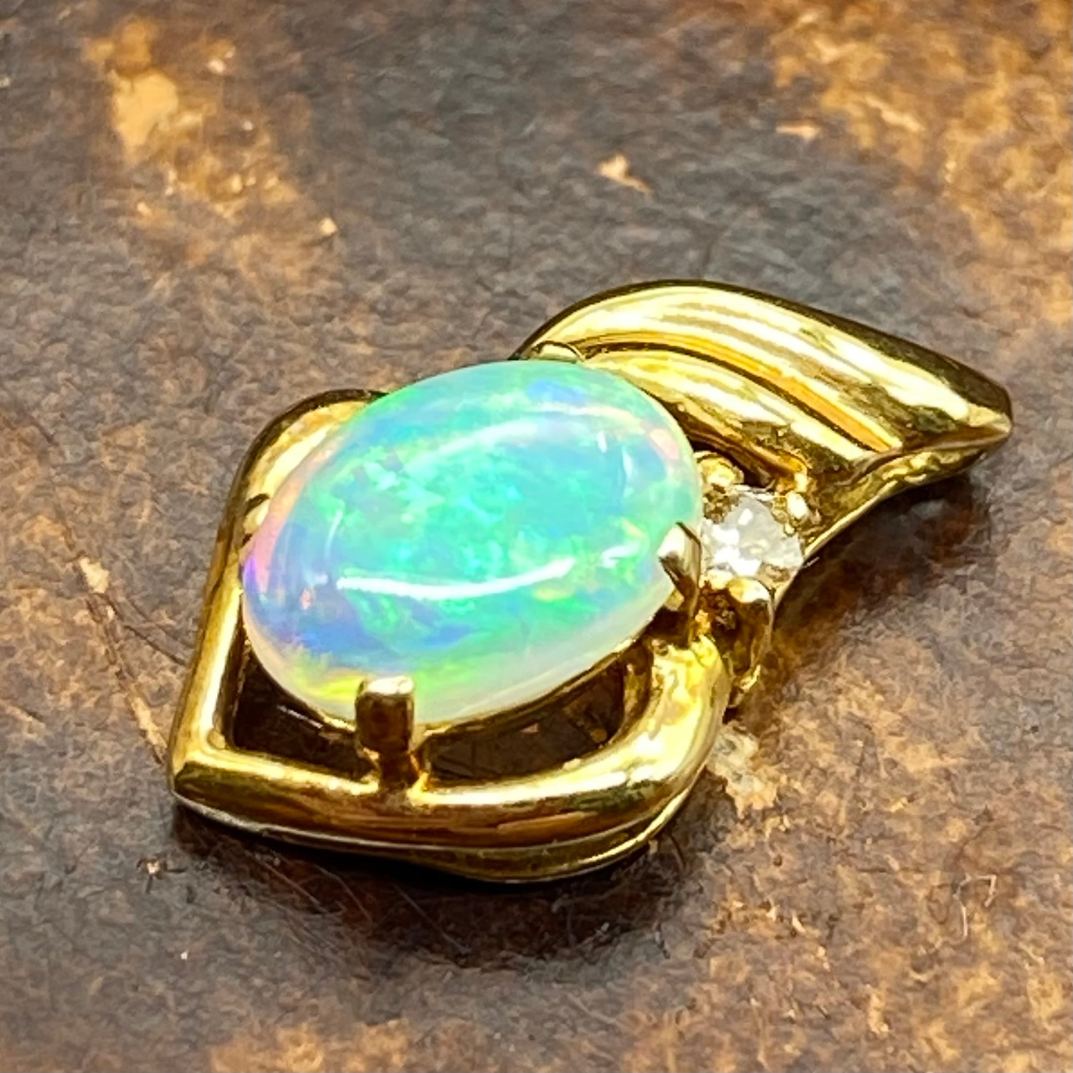 外国製 ヴィンテージ 18K ペンダントヘッド ペンダントトップ