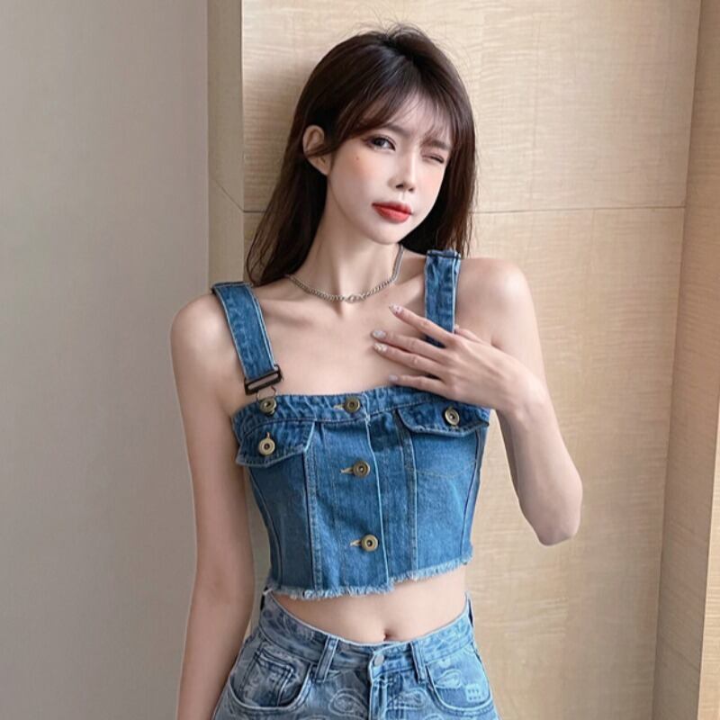 サマースタイルトップス ストリート 夏物 ハンチェンe93892750967