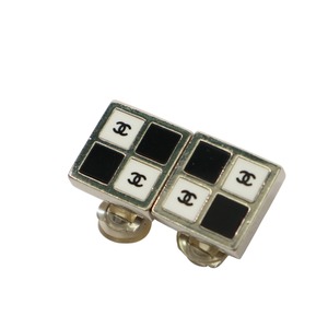 【最終処分SALE】CHANEL シャネル ココマーク  イヤリング ブラック K-6176