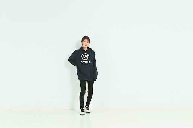 CVRIG LOGO パーカー　NAVY