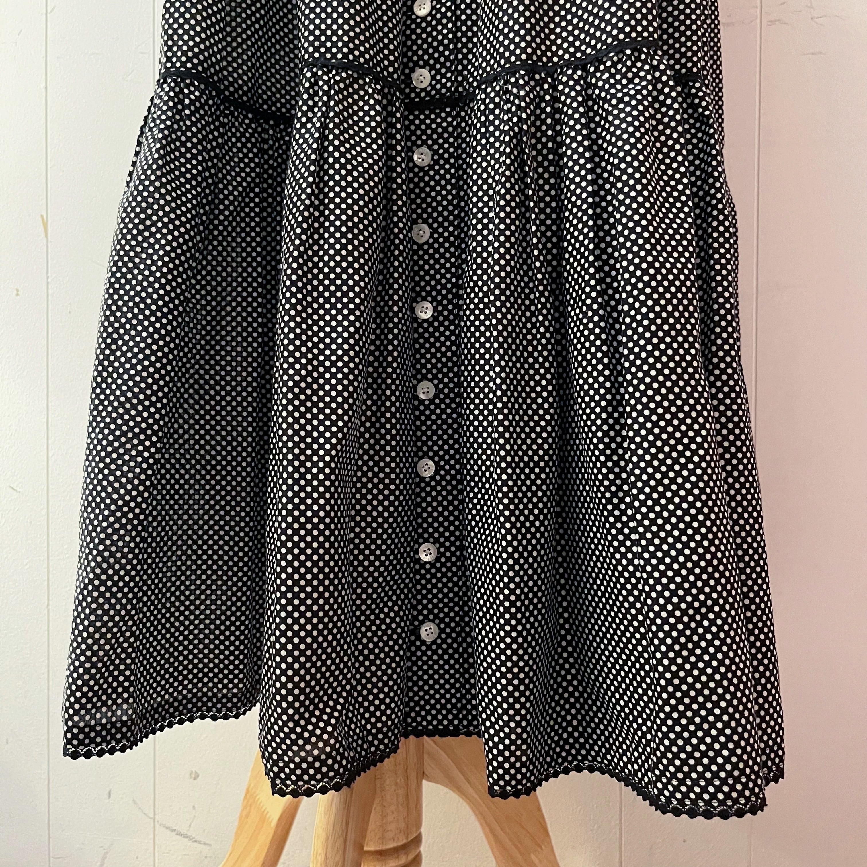 PINKHOUSE / dot tiered skirt