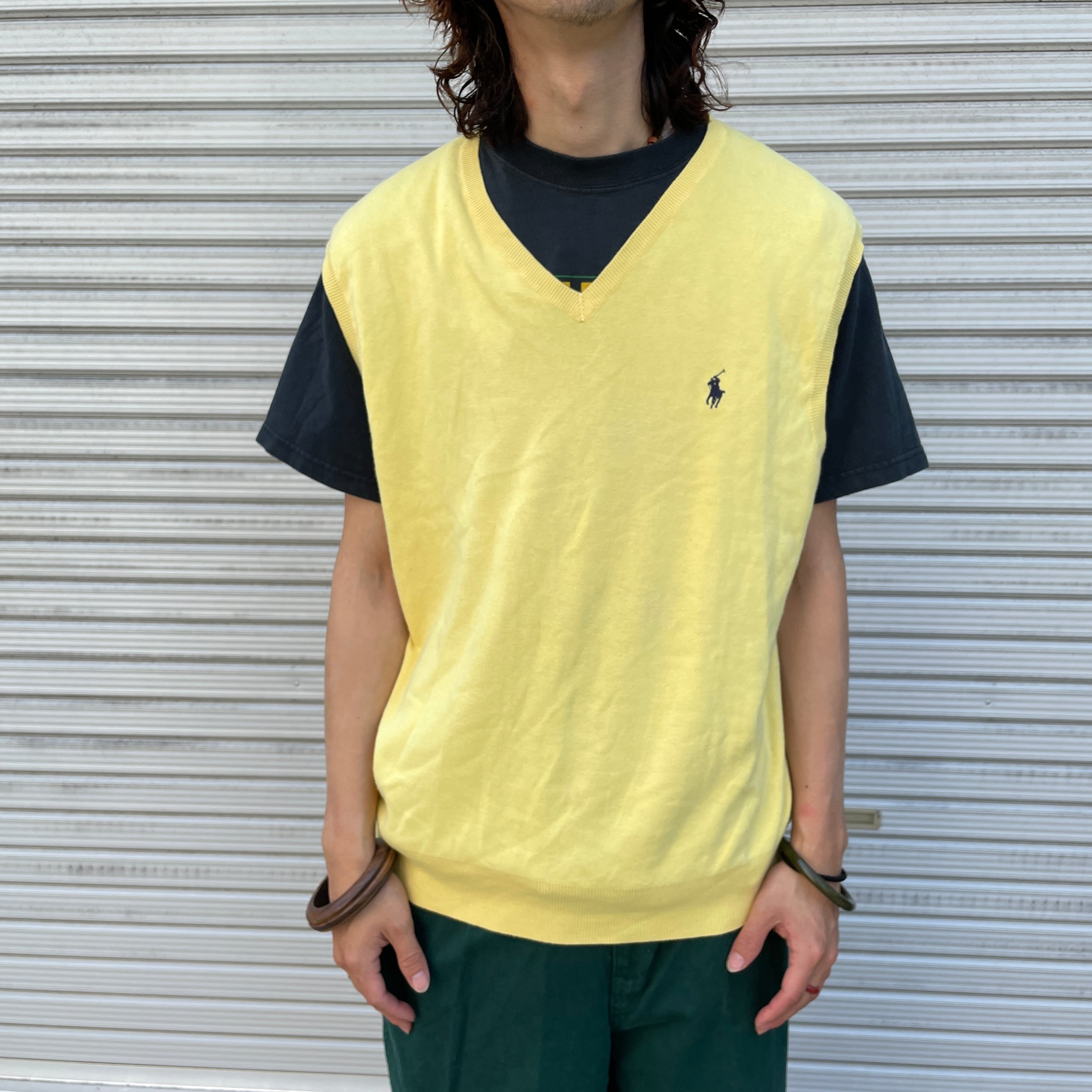 新品 STUSSY ステューシー ニットベスト ニット ベスト クリーム色 XL