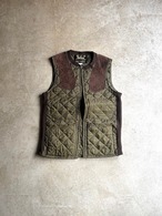 ENGLAND製 80's-90’s Barbour “NYLON QUILTING HUNTING VEST”
