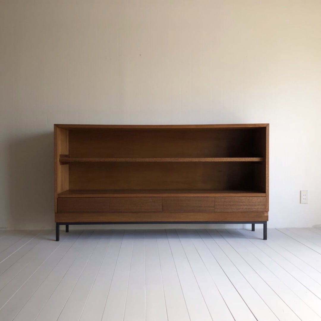 引き出し付の収納棚 / スチール脚 sold out