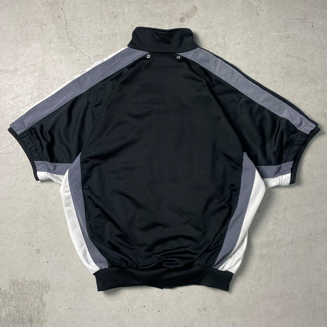 80年代 adidas アディダス 半袖 切り替え ジャージ トラックジャケット 