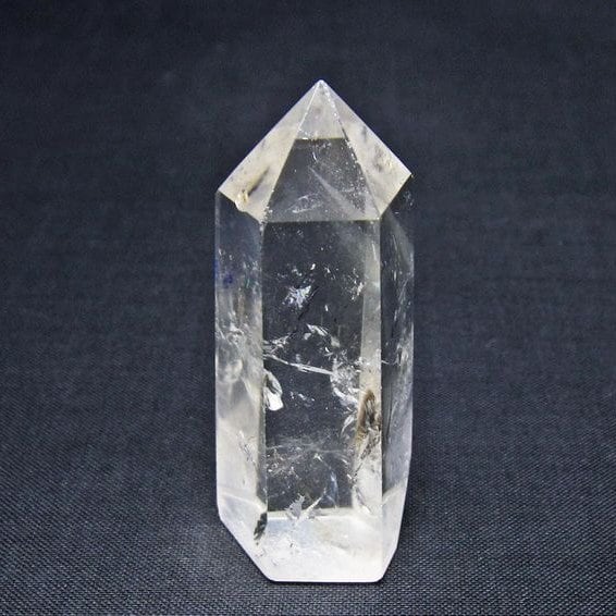 水晶 六角柱 ポイント 置物 一点物 142-11187