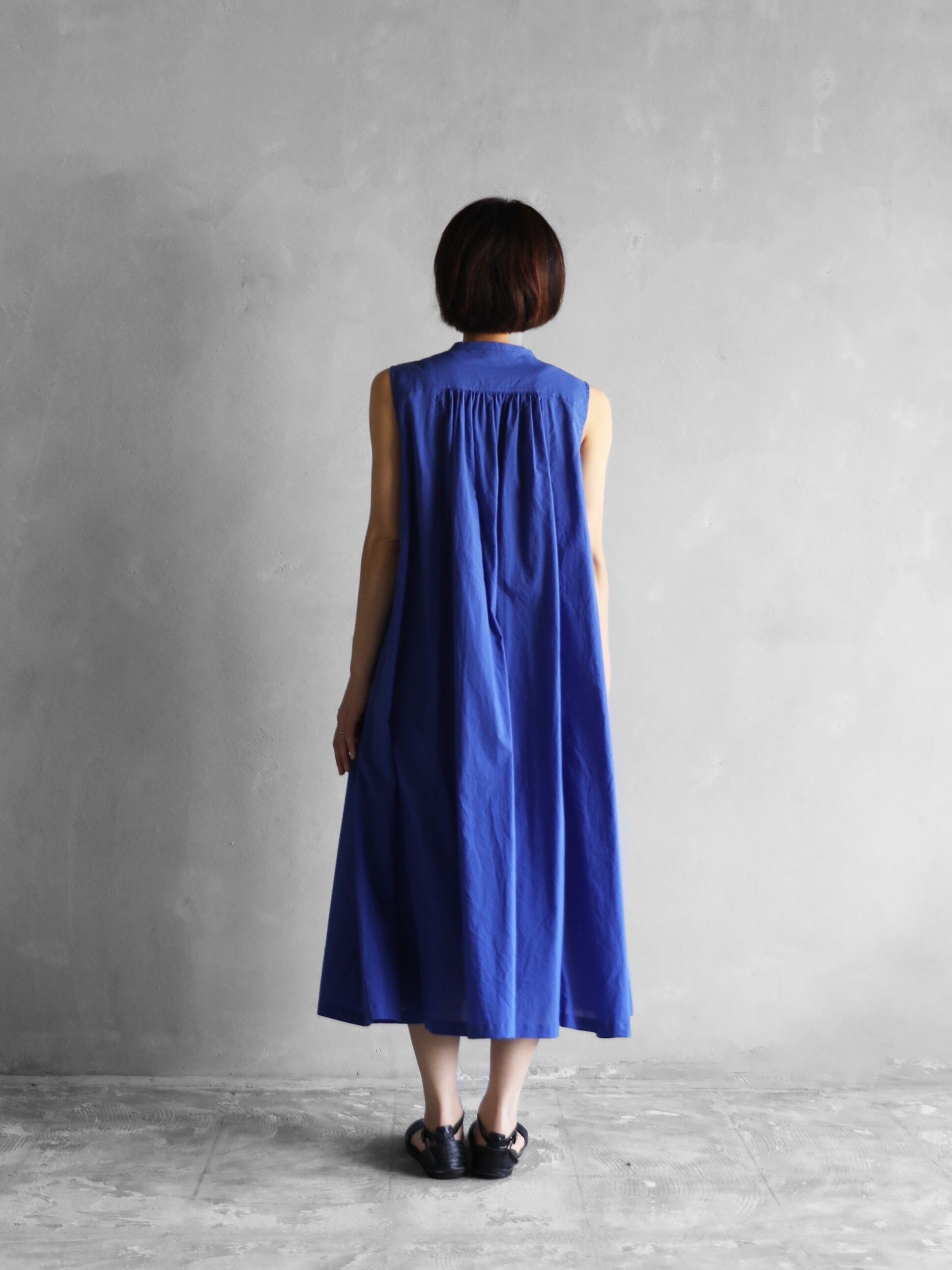 Y´s 18RESORT コットンパネル 変形 ノースリーブワンピース 通販限定