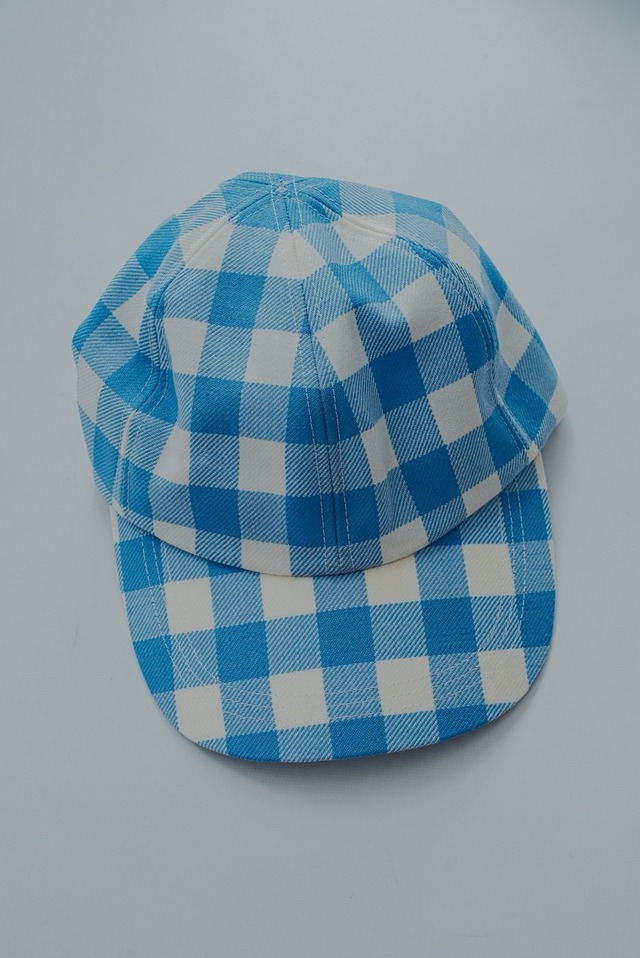 【TSTS】GINGHAM WOOL DRAWSTRING CAP