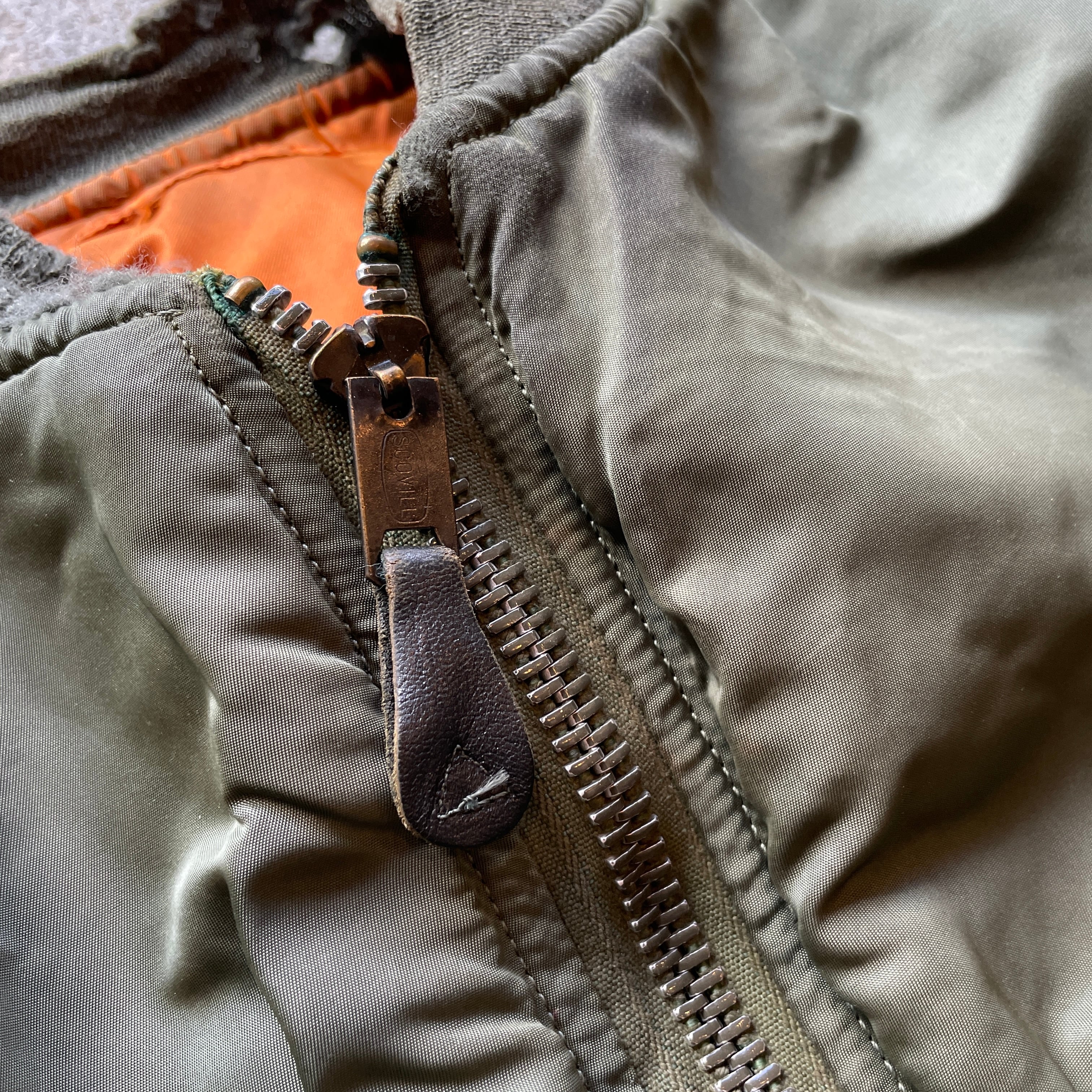 70s USAF ALPHA INDUSTRIES社製 MA-1 フライトジャケット L USA製